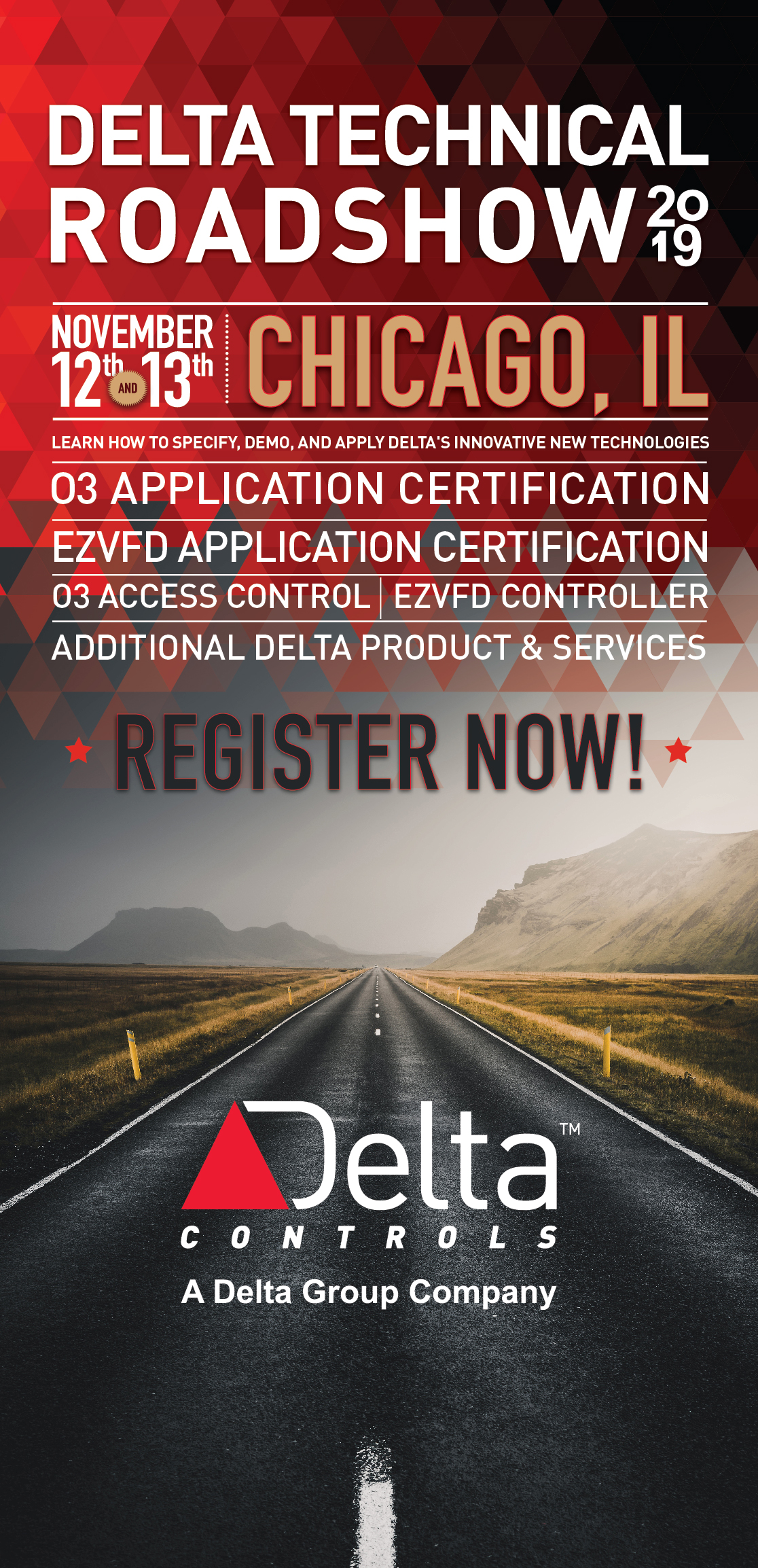 Delta RS Vertical Banner Chicago IL