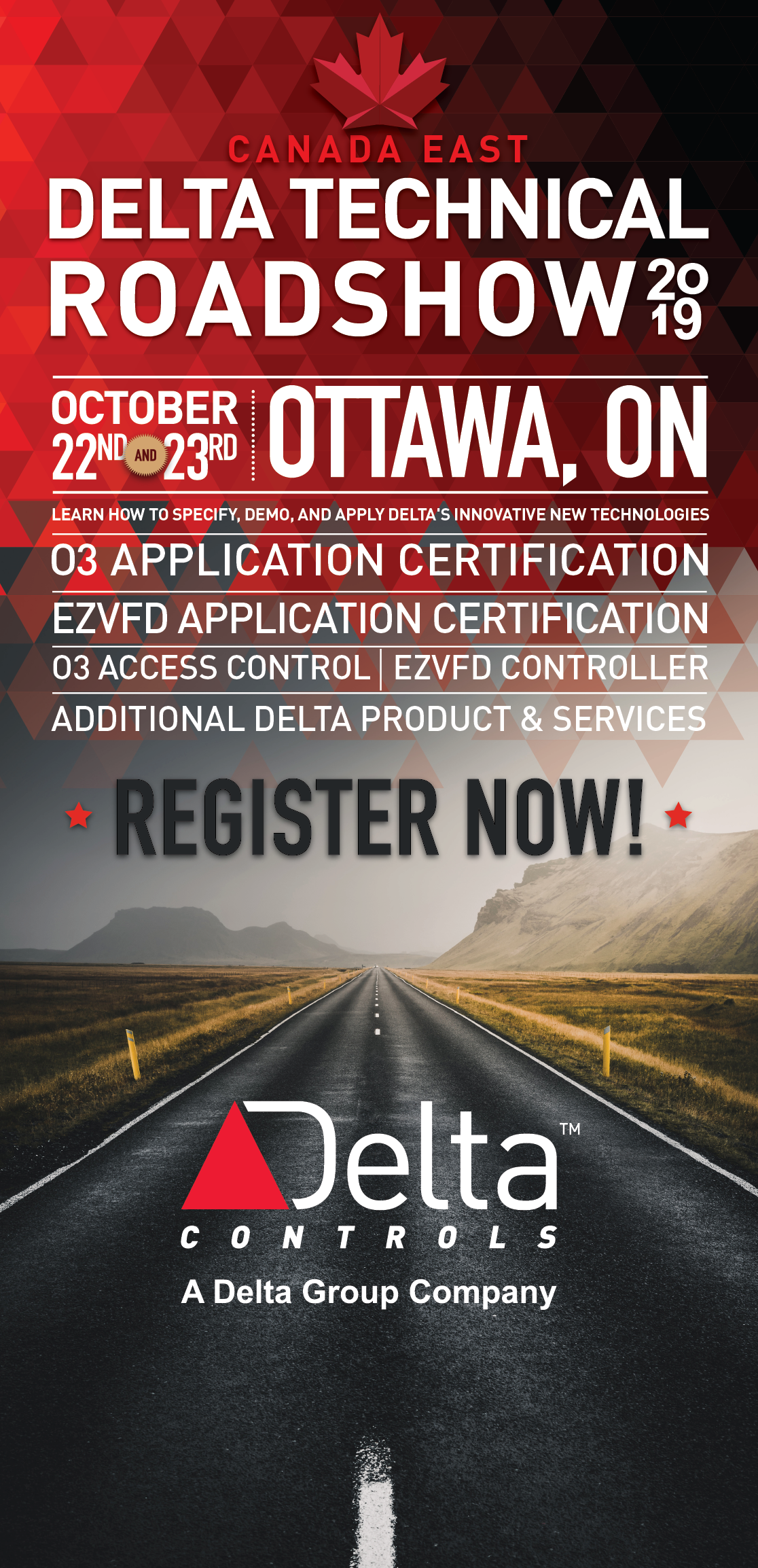 Delta RS Vertical Banner OTTAWA