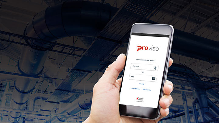 proviso app login screen